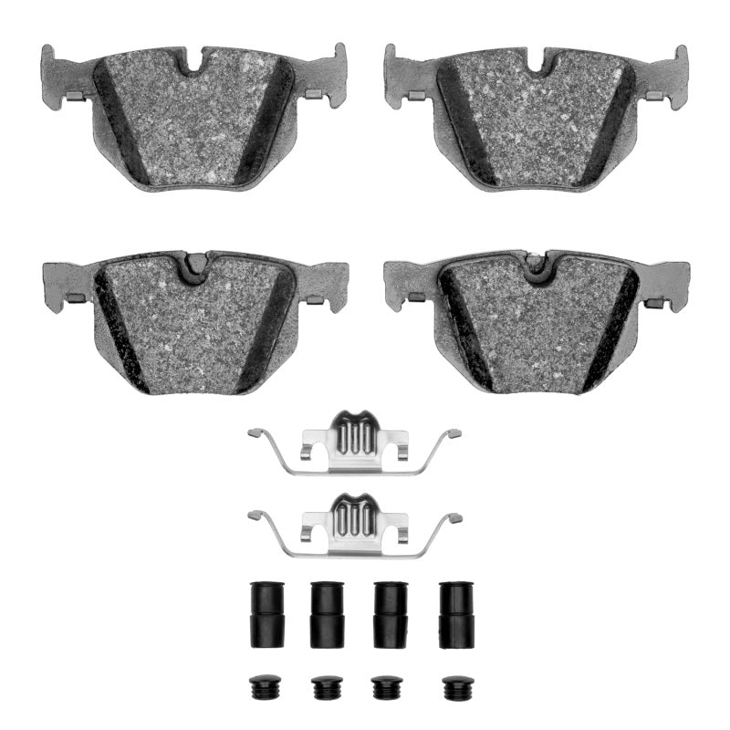 R1 04-10 BMW 530XI Rear Semi Met Pads & Hardware Kit