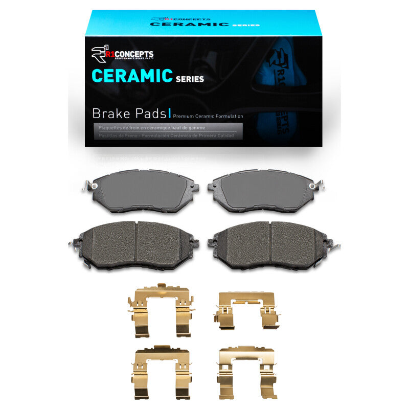 R1 15-15 Subaru Legacy Front Ceramic Pads & Hardware Kit