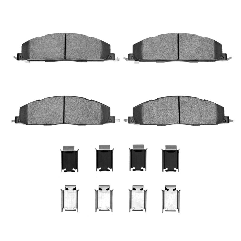 R1 09-18 Dodge Ram 3500 Rear Semi Met Pads & Hardware Kit