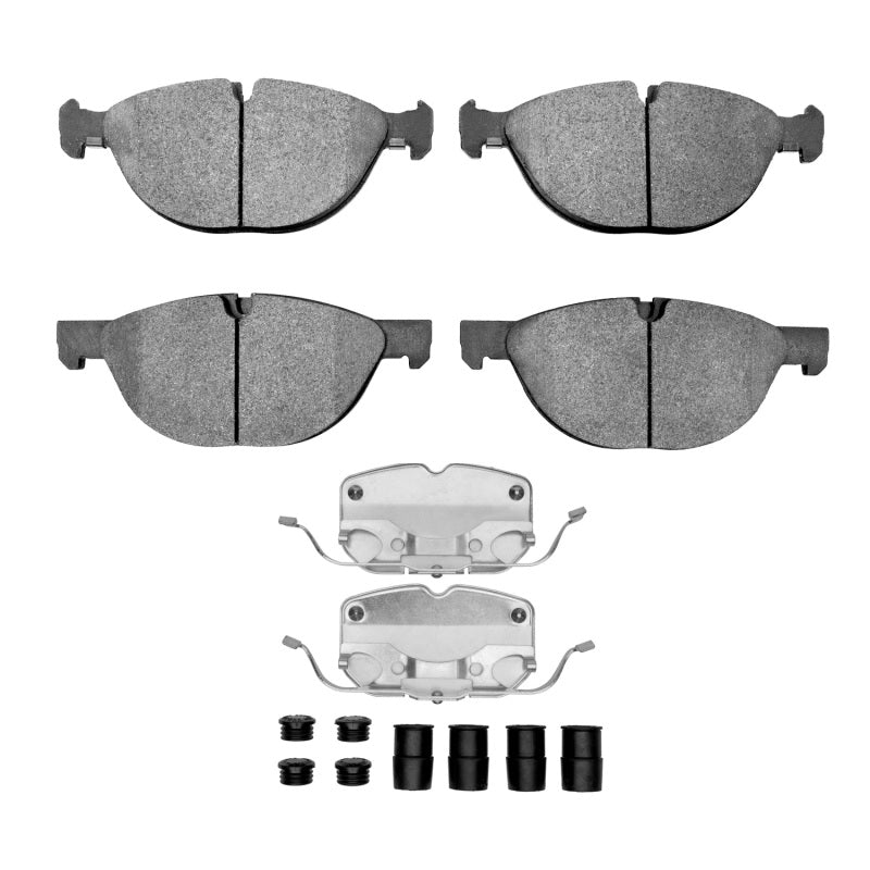 R1 08-19 BMW X6 Front Semi Met Pads & Hardware Kit