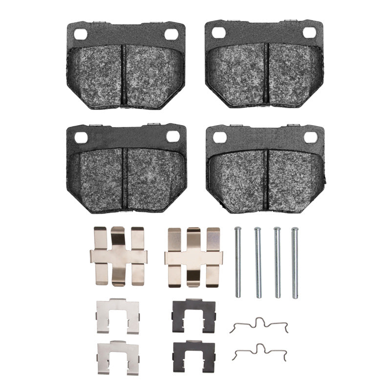 R1 06-07 Subaru Impreza Rear Semi Met Pads & Hardware Kit