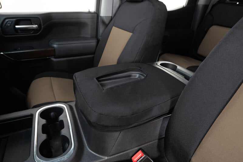 Covercraft 23-24 Ford Super Endura PrecisionFit Custom Second Row Seat Covers - Tan/Black