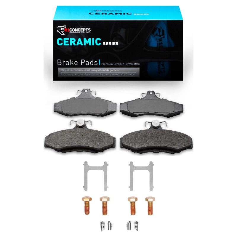 R1 97-04 Daewoo Nubira Rear Ceramic Pads & Hardware Kit