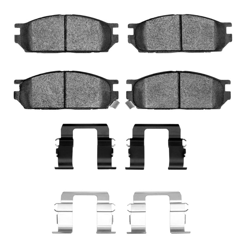 R1 91-92 Dodge Colt Front Semi Met Pads & Hardware Kit