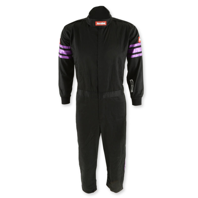 RaceQuip Purple Trim SFI-1 JR. Suit - Kids Small
