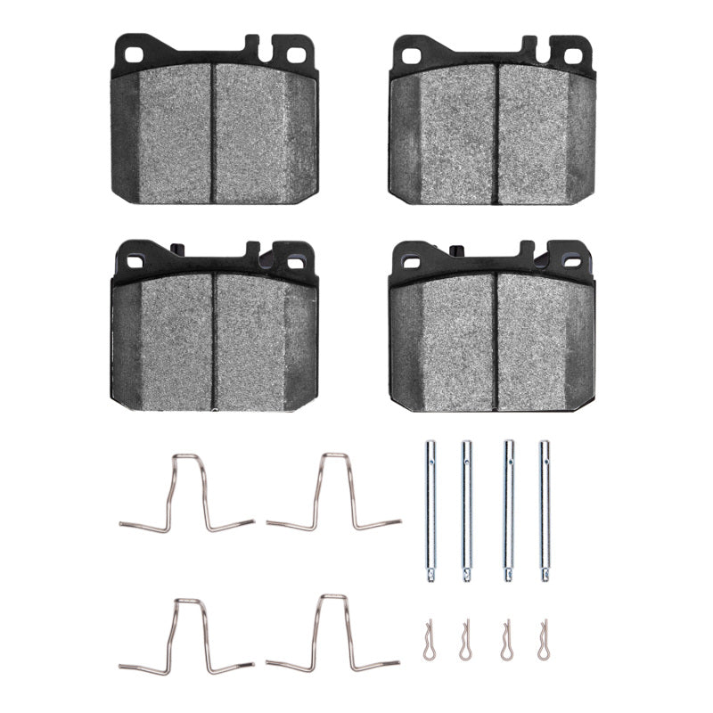 R1 79-85 Mercedes-Benz 280CE Front Semi Met Pads & Hardware Kit