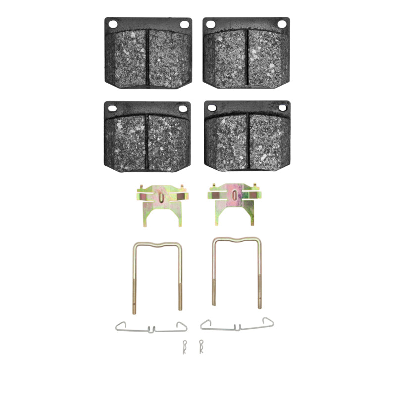 R1 85-86 Saab 900 Front Semi Met Pads & Hardware Kit