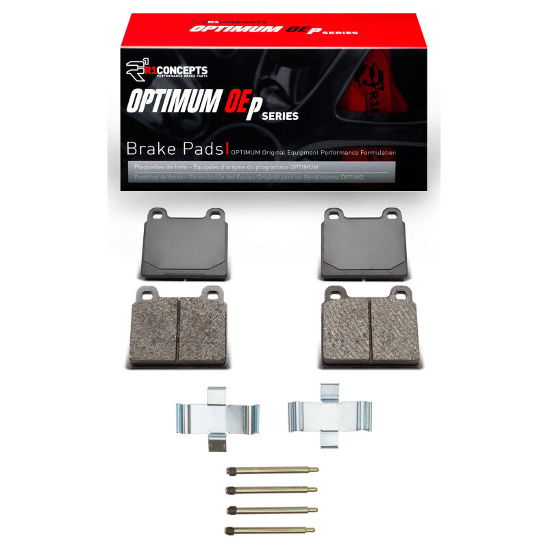 R1 70-72 Mercedes-Benz 300SEL Front Optimum OE Pads & Hardware Kit