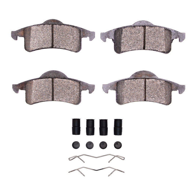 R1 99-04 Jeep Grand Cherokee Rear Performance Off-Road/Tow Brake Pads & Hardware Kit
