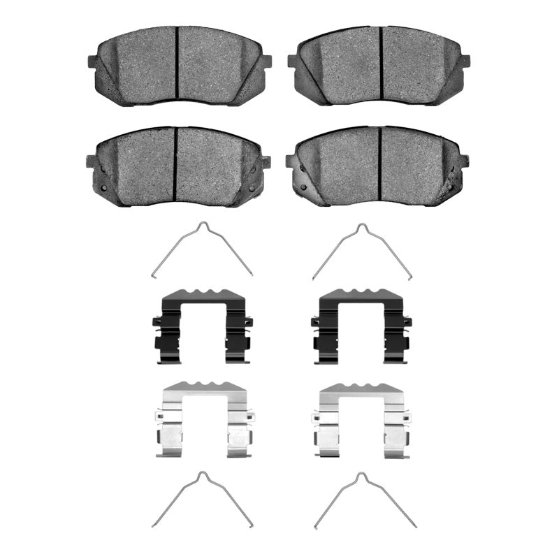 R1 15-15 Hyundai Sonata Front Semi Met Pads & Hardware Kit