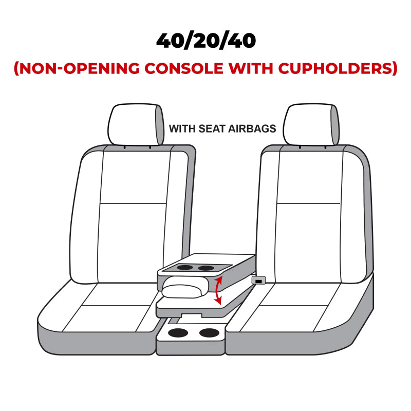 Covercraft 19-20 Ford F-150 Carhartt SeatSaver Custom Front Row Seat Covers - Gravel