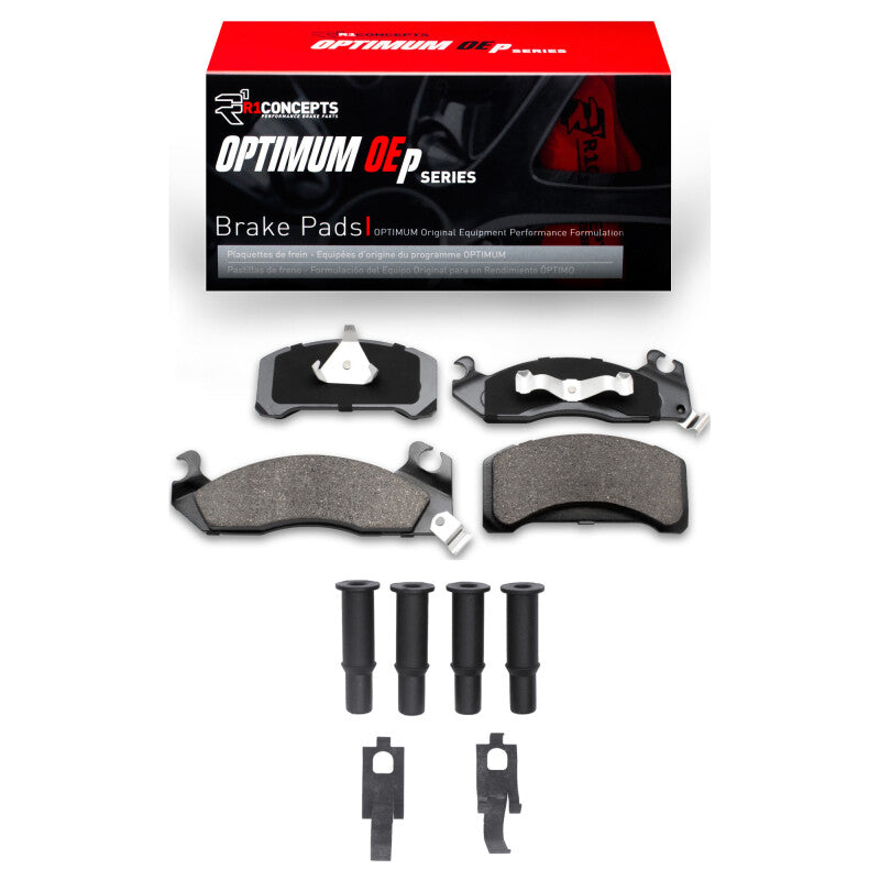 R1 82-82 Ford Fairmont Front Optimum OE Pads & Hardware Kit