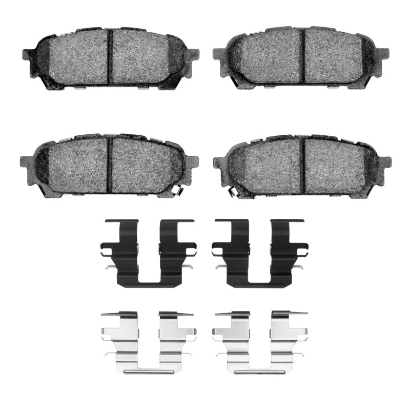 R1 03-08 Saab 9-2X Rear Semi Met Pads & Hardware Kit