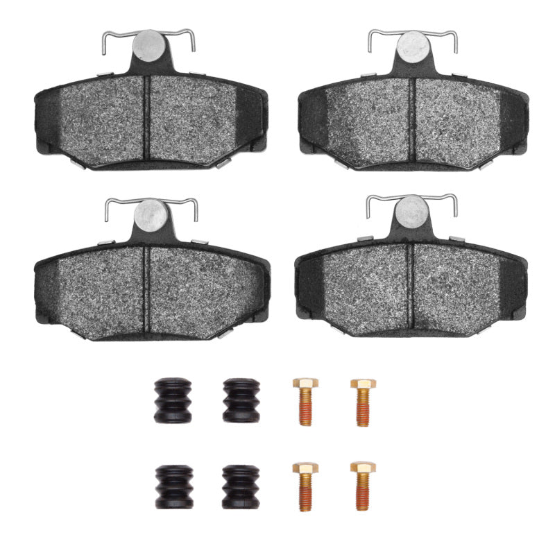 R1 88-00 Volvo 960 Rear Semi Met Pads & Hardware Kit