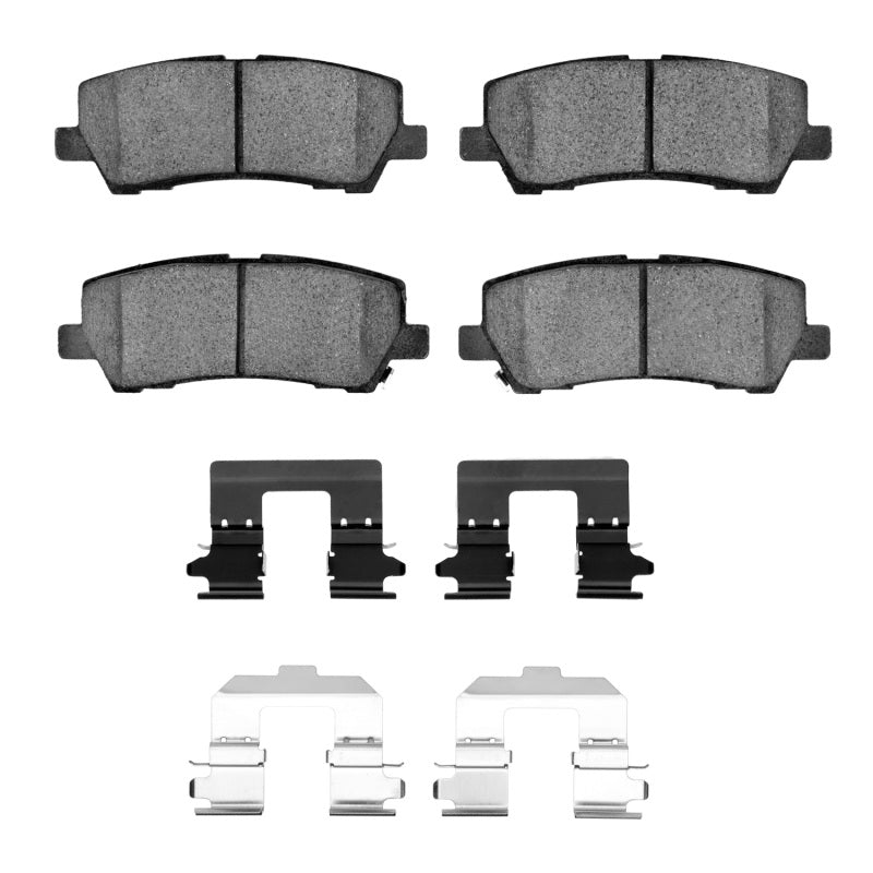 R1 15-21 Ford Mustang Rear Ceramic Brake Pads & Hardware Kit
