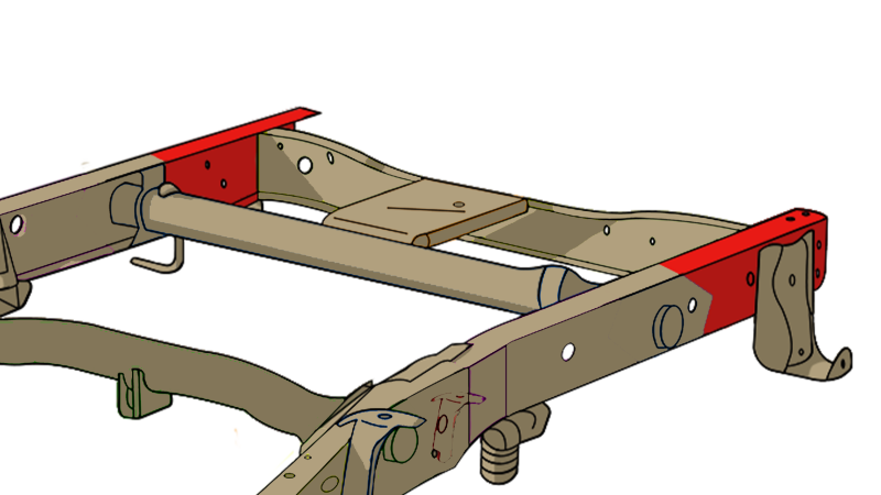 Rust Buster Rear Frame Section