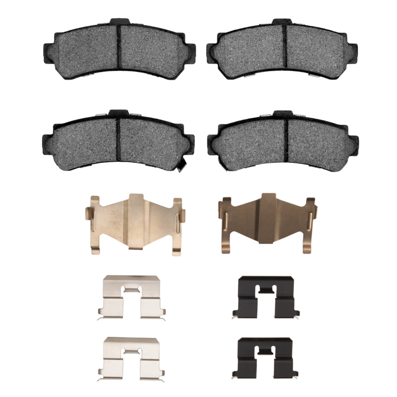 R1 95-00 Nissan Lucino (Mexico) Rear Ceramic Brake Pads & Hardware Kit