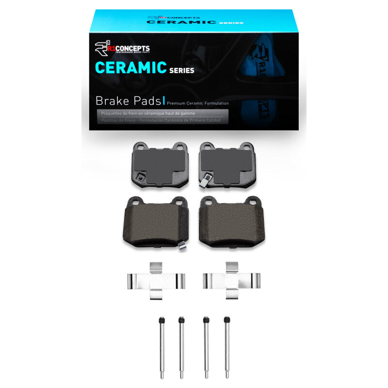 R1 04-06 Maserati Quattroporte Rear Ceramic Pads & Hardware Kit