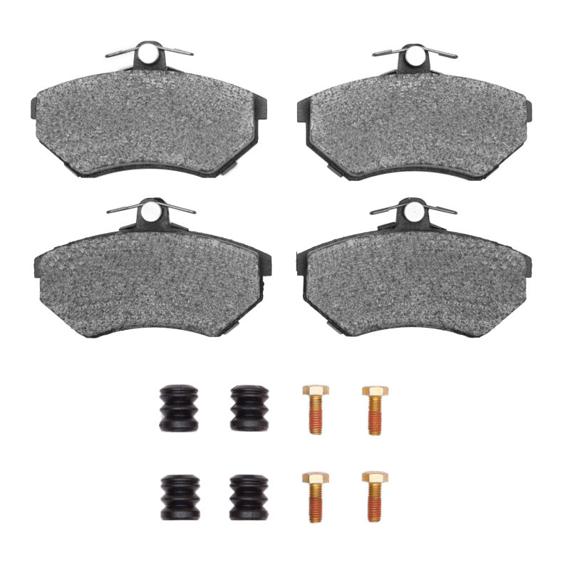 R1 80-96 Audi 90 Front Semi Met Pads & Hardware Kit