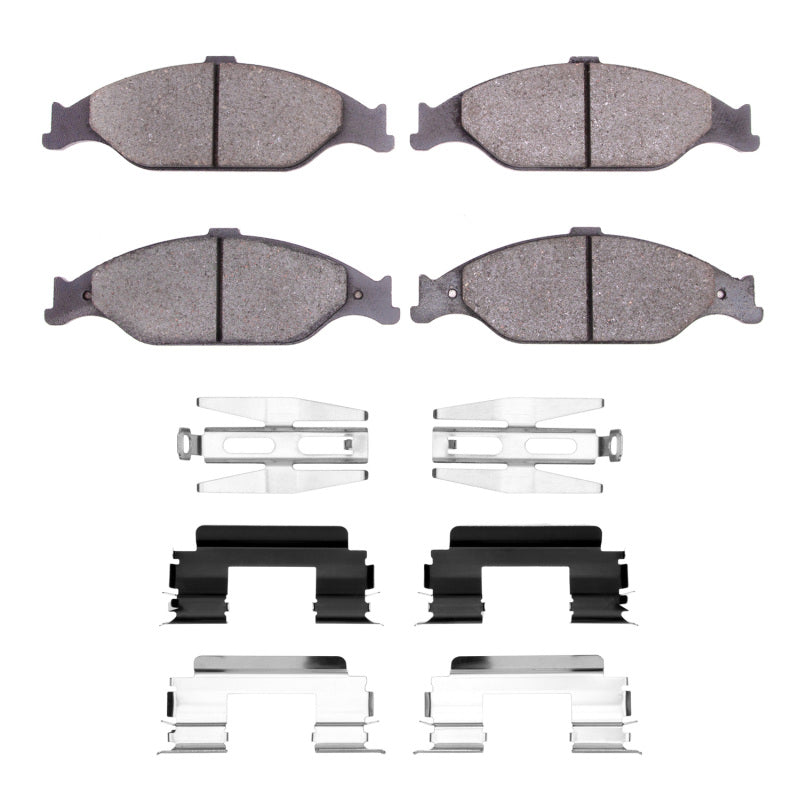 R1 1999-2004 Ford Mustang Front R1 Semi Met Pads & Hardware Kit