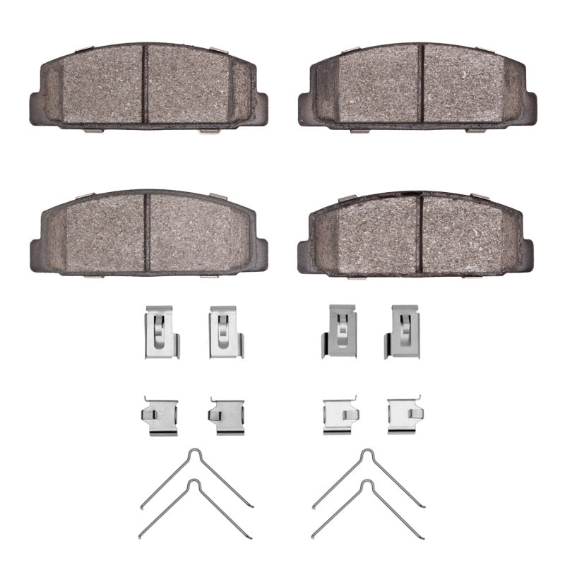 R1 78-83 Dodge Challenger Rear Semi Met Pads & Hardware Kit