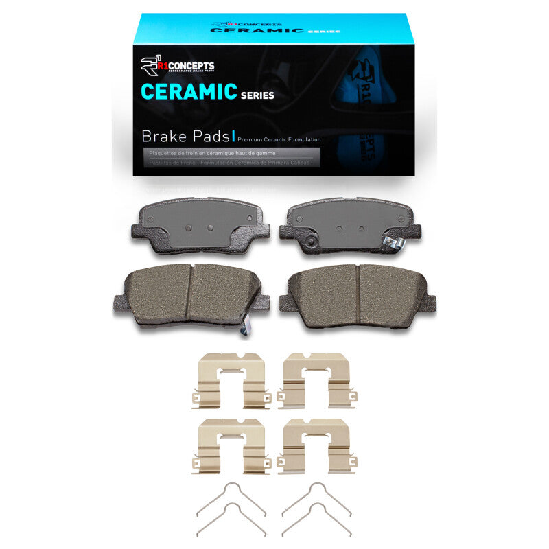 R1 2007-2022 Genesis G70 Rear R1 Ceramic Pads & Hardware Kit