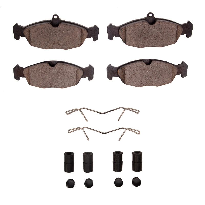 R1 97-06 Jaguar Vanden Plas Rear Optimum OE Pads & Hardware Kit