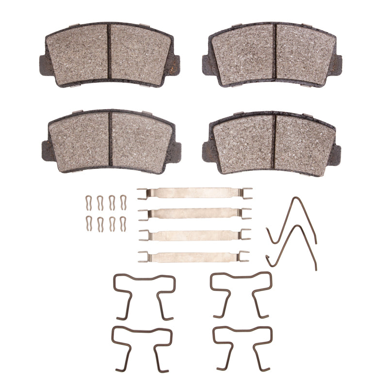 R1 70-84 Ford COURIER (USA/Canada) Front Semi Met Pads & Hardware Kit