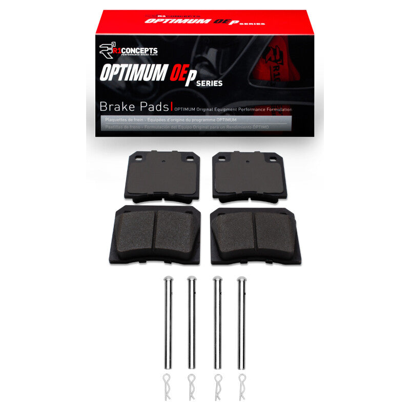 R1 68-83 DeLorean DMC 12 Rear Optimum OE Pads & Hardware Kit