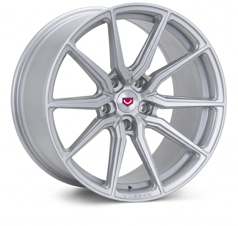 Vossen HF-3 21x10 / 5x127 / ET30 / 71.5 / Deep - Satin Silver Wheel
