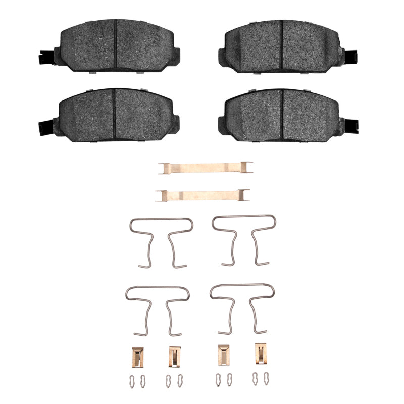 R1 76-82 Honda Accord Sedan Front Optimum OE Pads & Hardware Kit