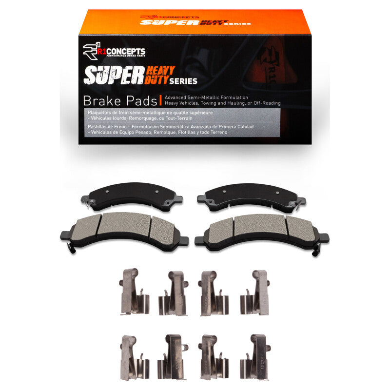 R1 03-08 Chevrolet Express 3500 Rear Super Duty Pads & Hardware Kit