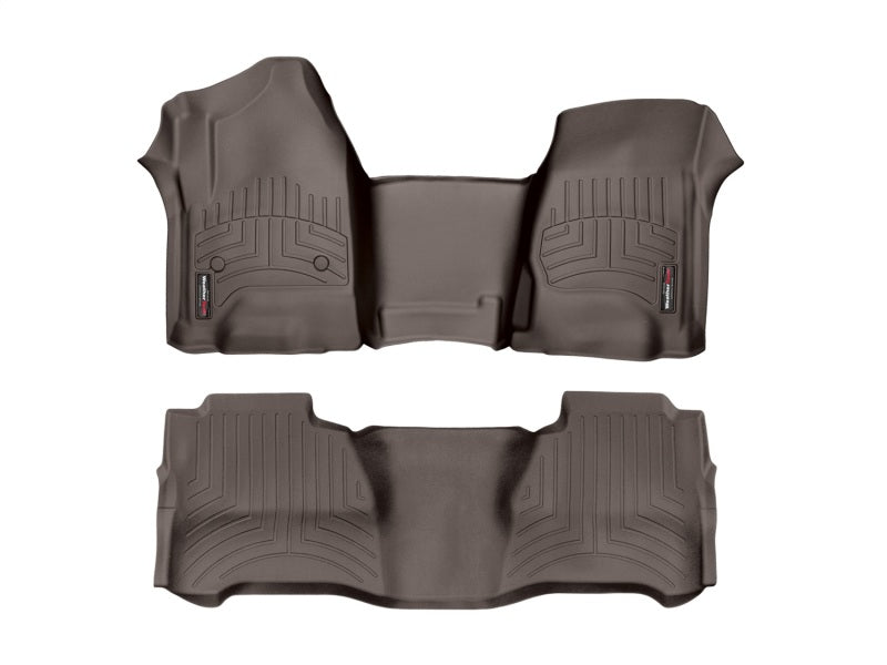 WeatherTech 2017+ Audi A4 Front & Rear FloorLiner - Cocoa