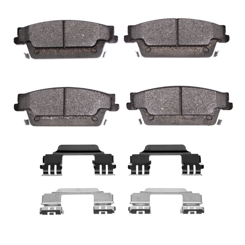R1 04-11 Cadillac SRX Rear Semi Met Pads & Hardware Kit