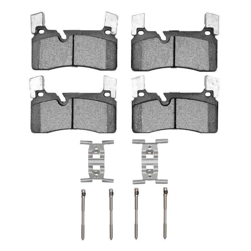 R1 11-15 Mercedes-Benz SLS AMG Rear Semi Met Pads & Hardware Kit