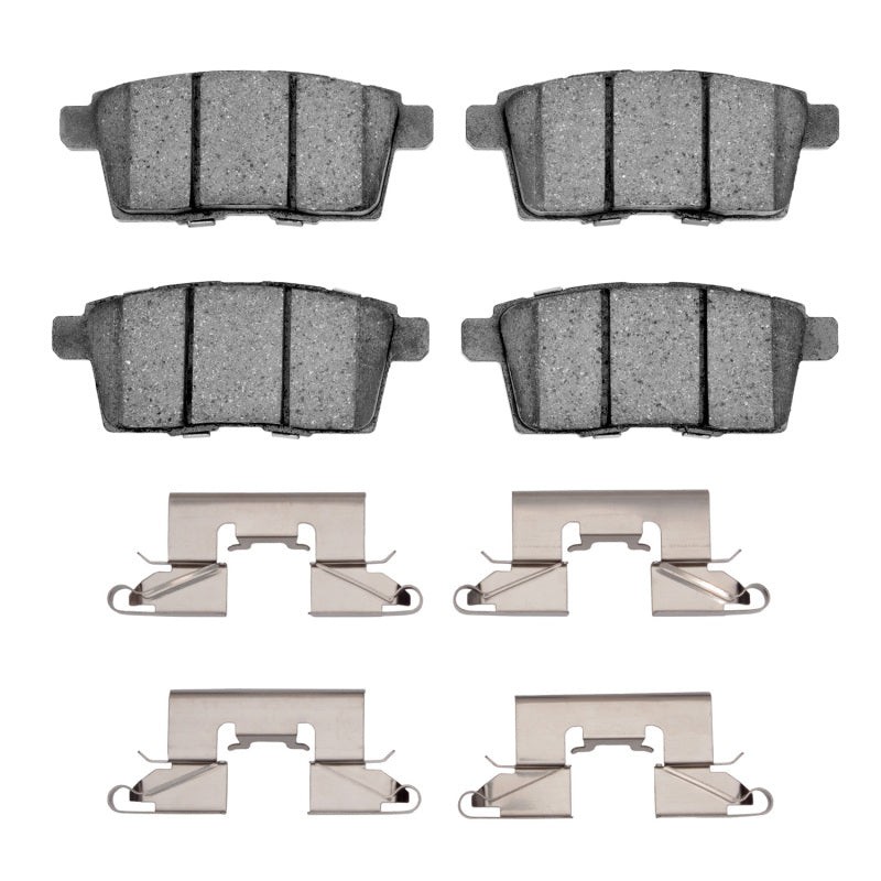 R1 2007-2015 Ford Edge Rear R1 Semi Met Pads & Hardware Kit