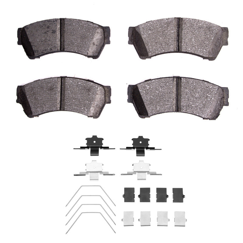 R1 2006-2013 Ford Fusion Front R1 Semi Met Pads & Hardware Kit