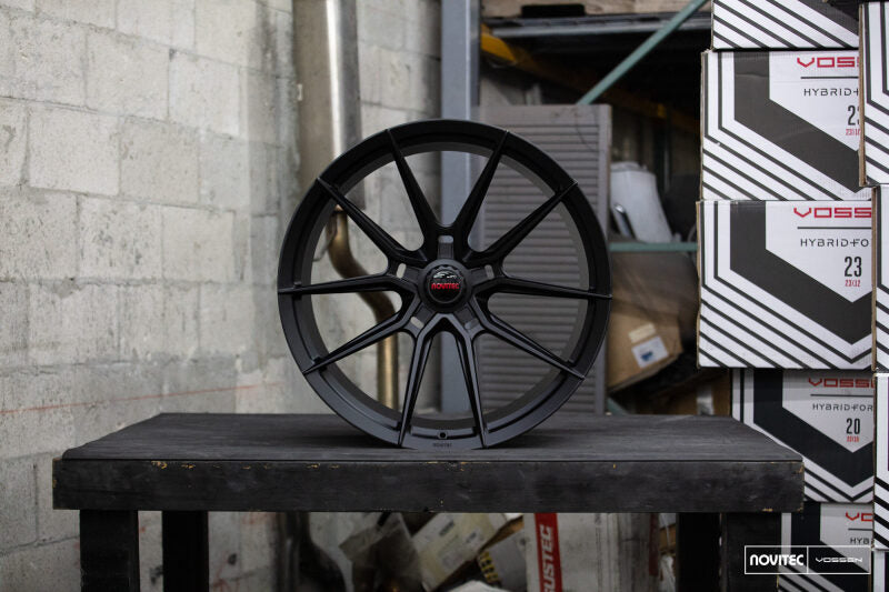 Vossen x Novitec NF10 22x11.5in - 5x114.3 BP - ET29 - Satin Black Ferrari 296 Rear Wheel