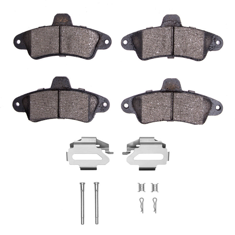 R1 95-00 Ford Contour Rear Semi Met Pads & Hardware Kit