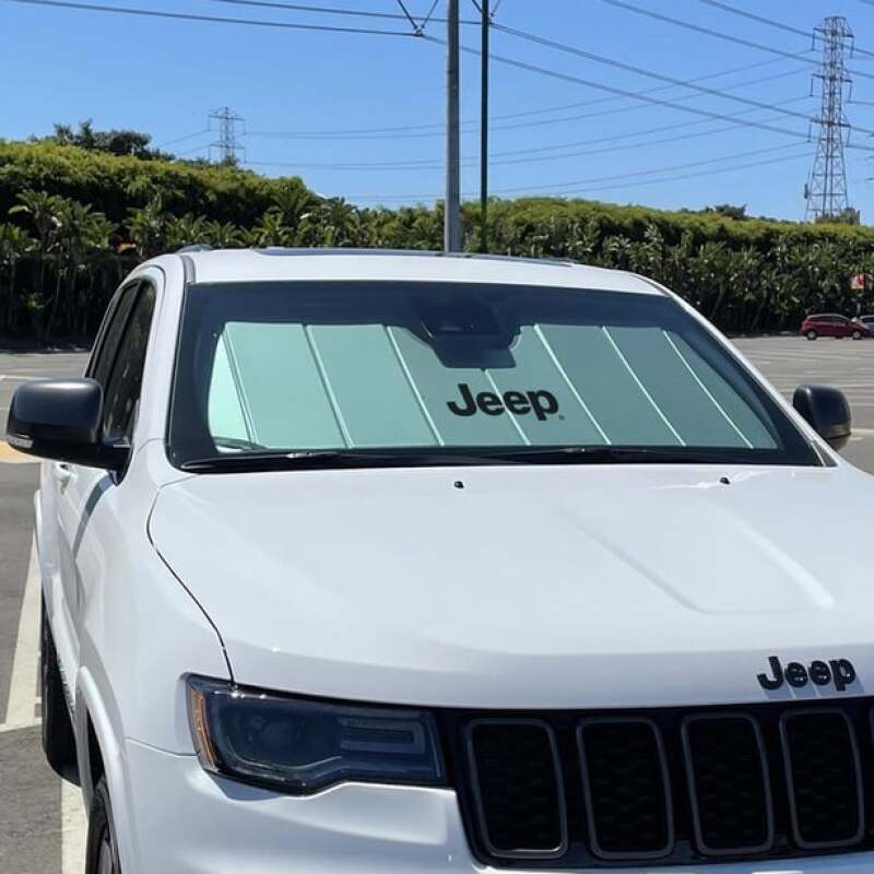 Covercraft 22-24 Jeep Grand Cherokee UVS100 Custom Sunscreen with Jeep logo