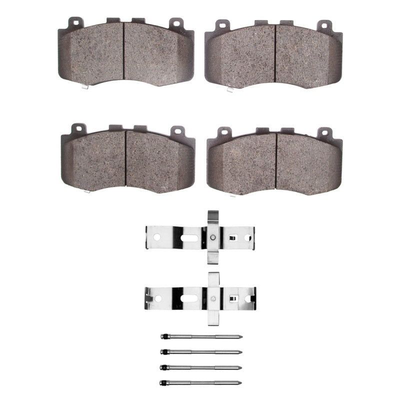 R1 2018-2025 Dodge Durango Front R1 Ceramic Pads & Hardware Kit