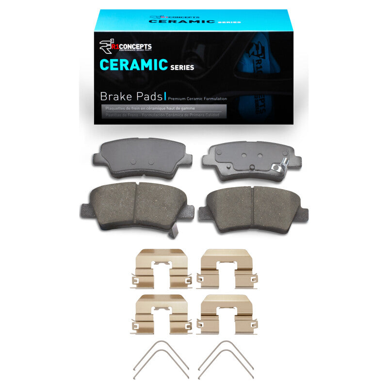 R1 17-25 Hyundai Nexo Rear Ceramic Pads & Hardware Kit