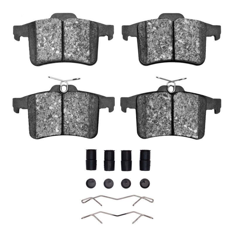 R1 10-15 Jaguar XFR Rear Semi Met Pads & Hardware Kit