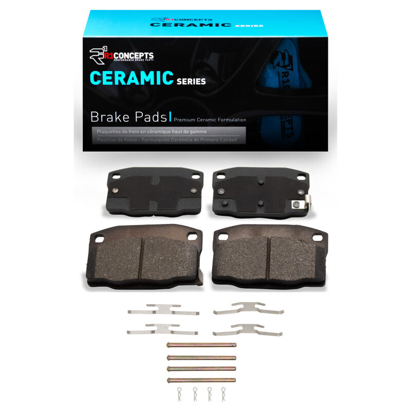 R1 88-90 Pontiac 6000 Rear Ceramic Pads & Hardware Kit