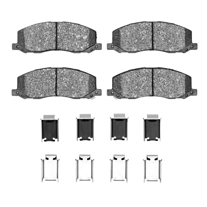R1 11-11 Saab 9-5 Front Semi Met Pads & Hardware Kit