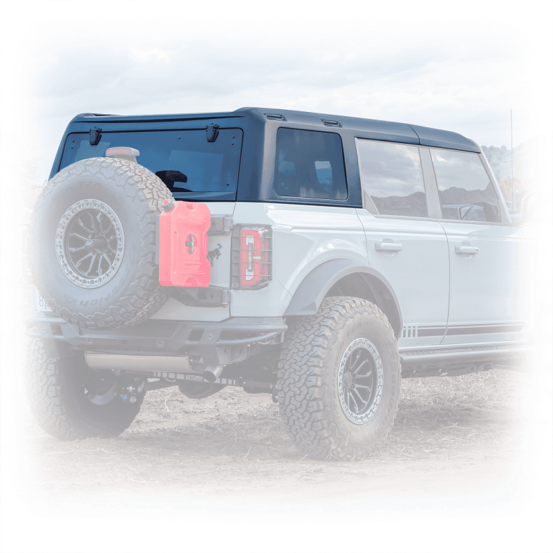 Turn Offroad 2021+ Ford Bronco Hard Top (4 Door) Black/Black Foam Headliner/Wiper & Defrost