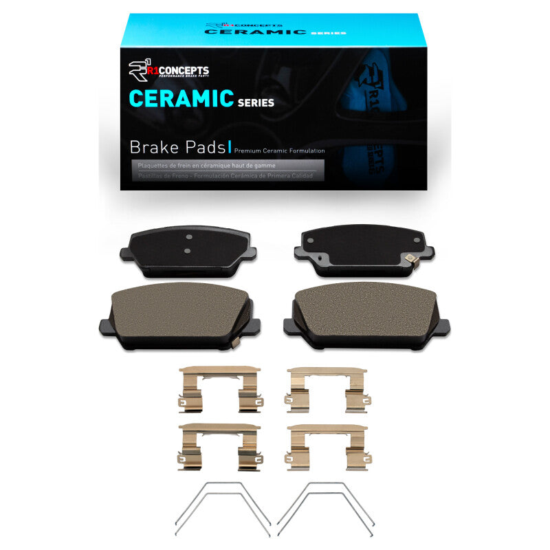 R1 -22 Hyundai Veloster N Front Ceramic Pads & Hardware Kit