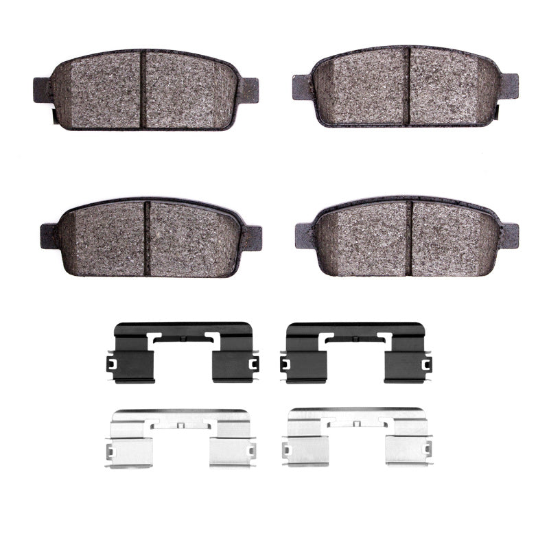 R1 16-16 Cadillac ELR Rear Semi Met Pads & Hardware Kit
