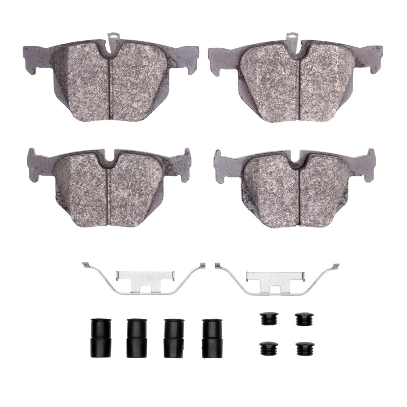 R1 06-15 BMW 335XI Rear Semi Met Pads & Hardware Kit