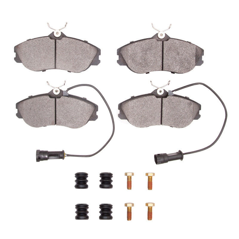 R1 90-98 Audi 90 Front Semi Met Pads & Hardware Kit